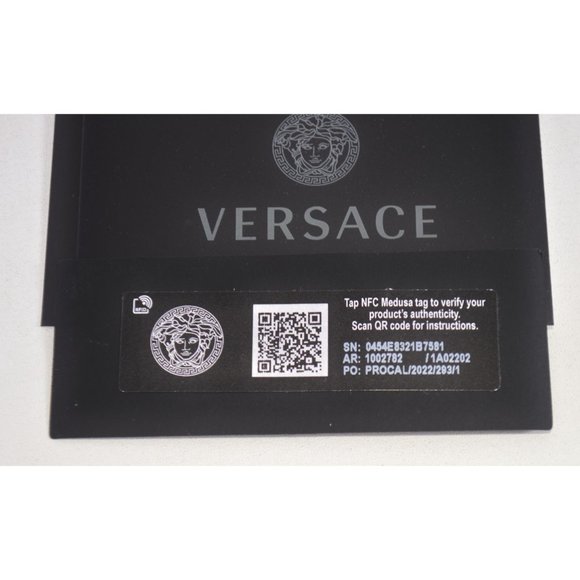 NEW Versace Men\'s Leather BAROQUE Medusa High Top Sneakers Shoes 40 7